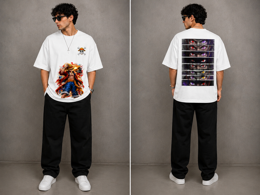 Premium Anime Graphic Oversized Terry T-Shirt