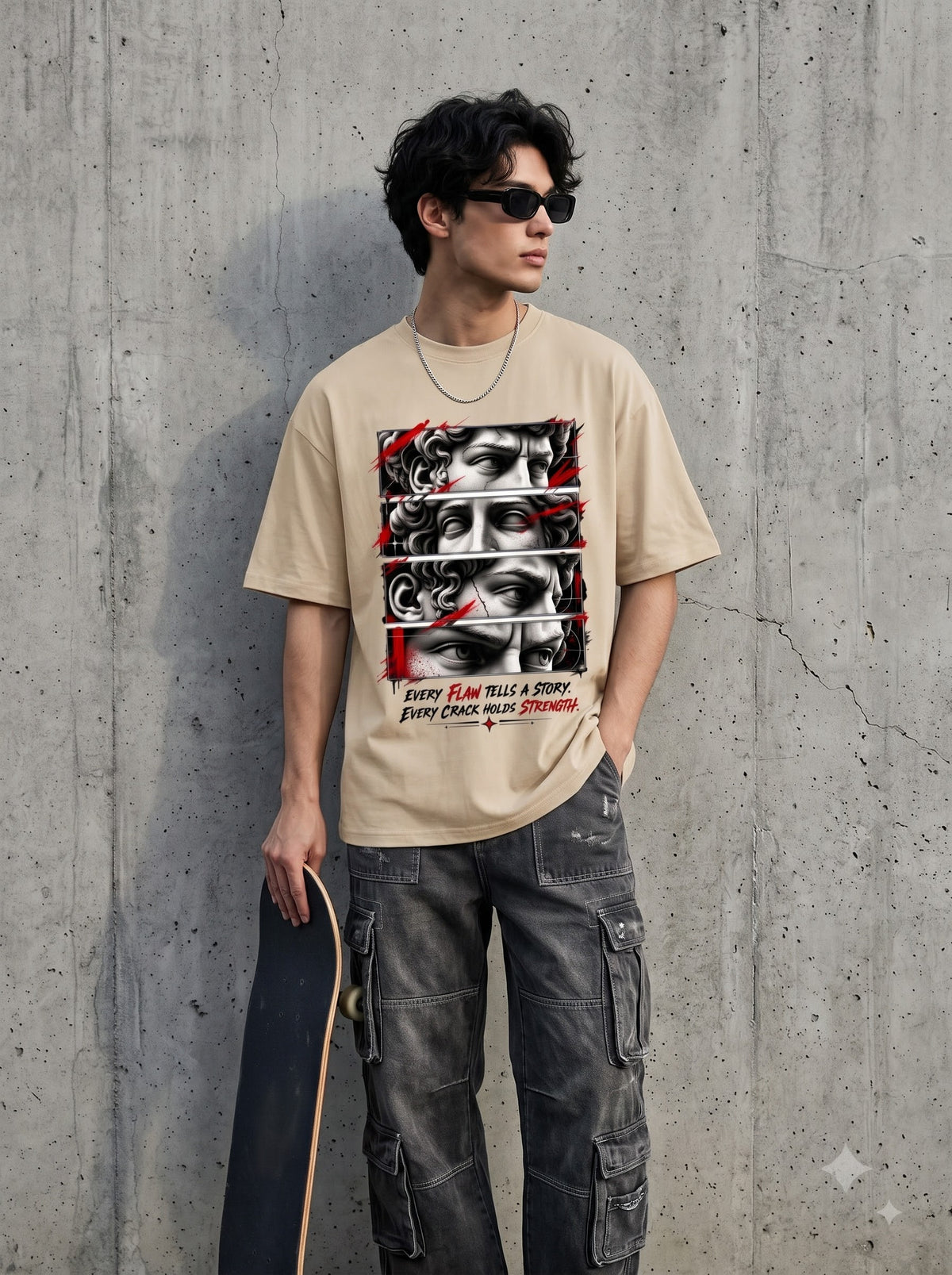 Inspirational Stoic Oversized Standard T-Shirt