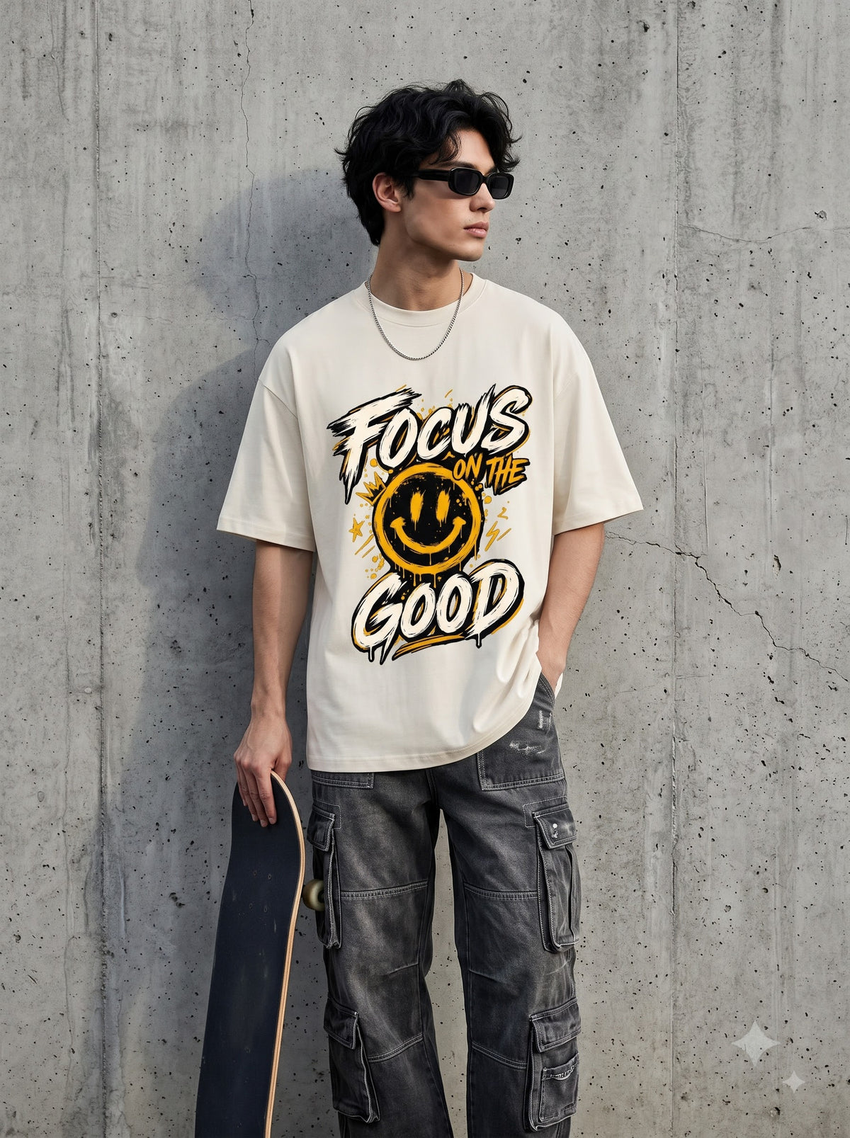 Inspirational Quote Graphic Classic Crew T-Shirt