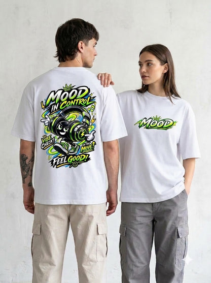 Mood In Control Graphic Heavyweight Oversized Classic T-Shirt