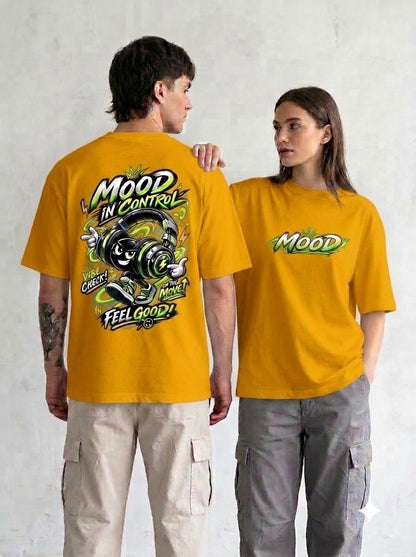 Mood In Control Graphic Heavyweight Oversized Classic T-Shirt