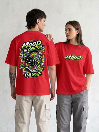 Mood In Control Graphic Heavyweight Oversized Classic T-Shirt