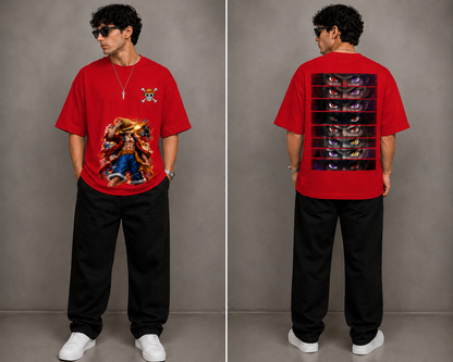 Premium Anime Graphic Oversized Terry T-Shirt