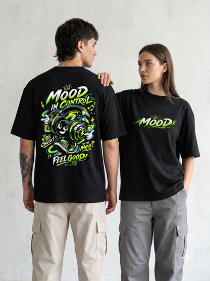 Mood In Control Graphic Heavyweight Oversized Classic T-Shirt