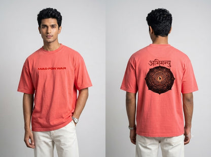 Mad For War: Abhimanyu Mythological Art T-Shirt