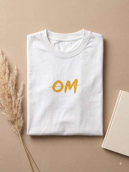Premium OM & Chakra Graphic Tee | 100% Cotton Unisex Fit