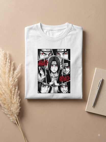 Itachi Sharingan Graphic T-Shirt | Premium Anime Streetwear
