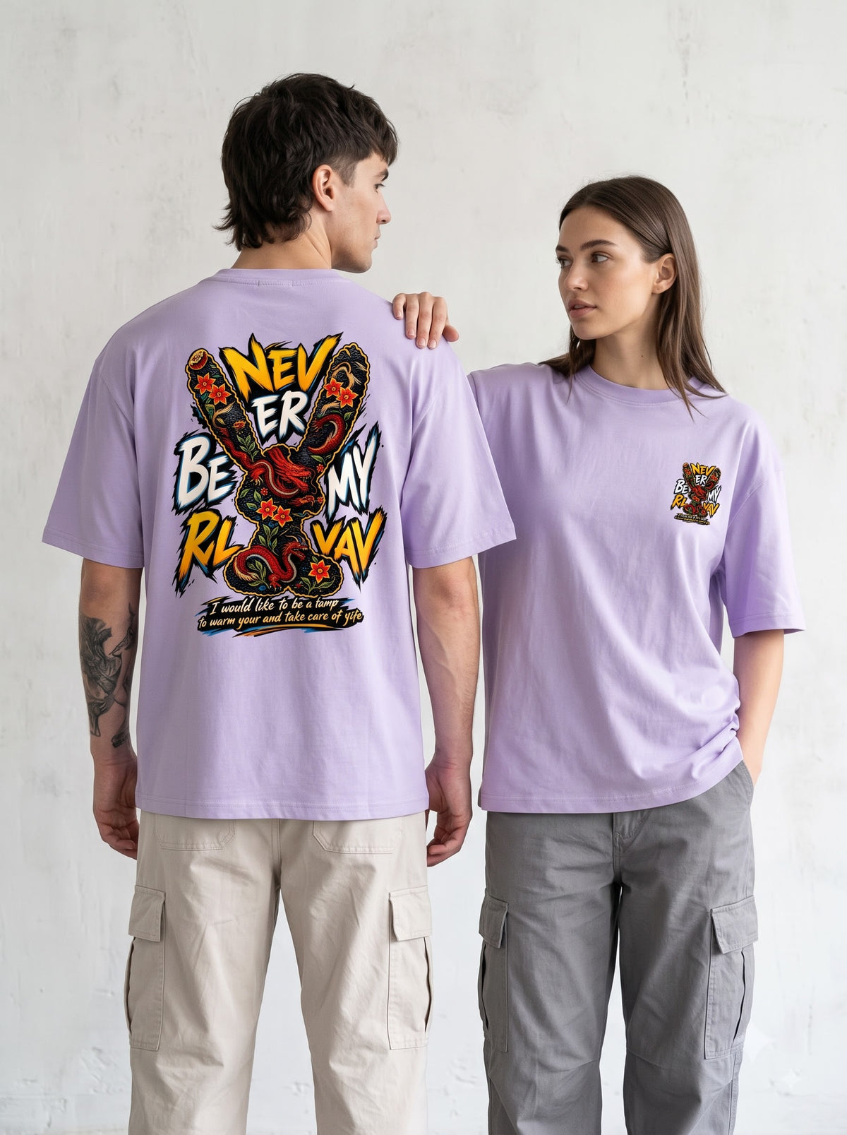 Urban Streetwear Snake Quote Classic Crew T-Shirt