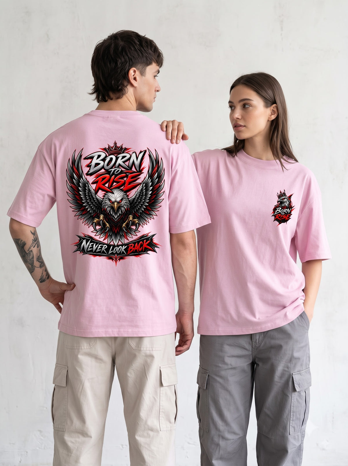 Premium Eagle Graphic Oversized Classic T-Shirt