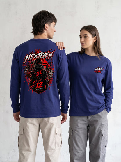 Anime Dragon Demon Mask Full Sleeve T-Shirt