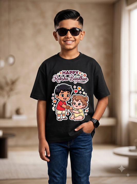 Raksha Bandhan Celebration Shirt | Cute Brother Sister Graphic