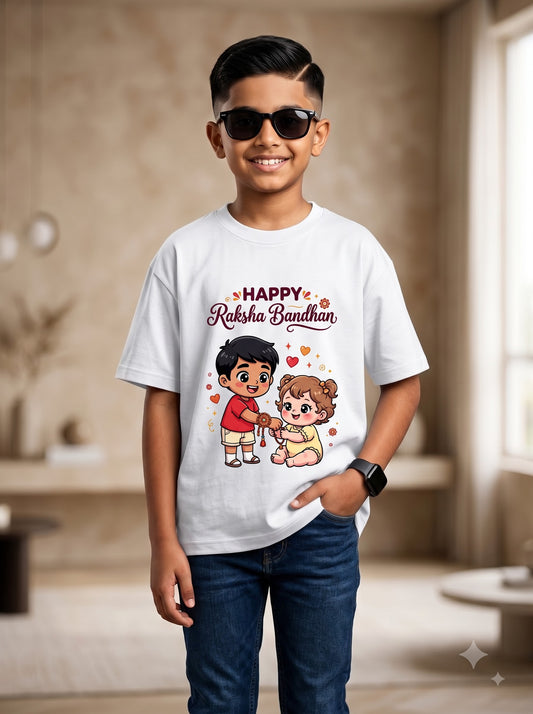 Raksha Bandhan Celebration Shirt | Cute Brother Sister Graphic