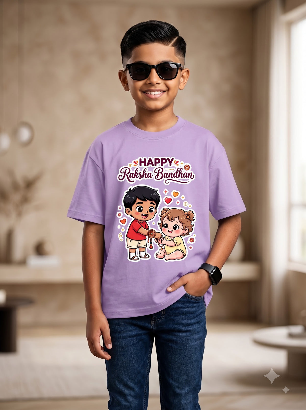 Raksha Bandhan Celebration Shirt | Cute Brother Sister Graphic