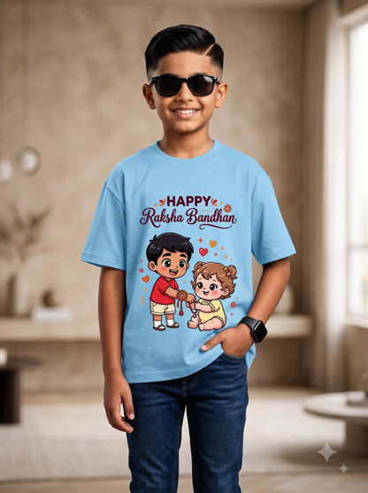 Raksha Bandhan Celebration Shirt | Cute Brother Sister Graphic