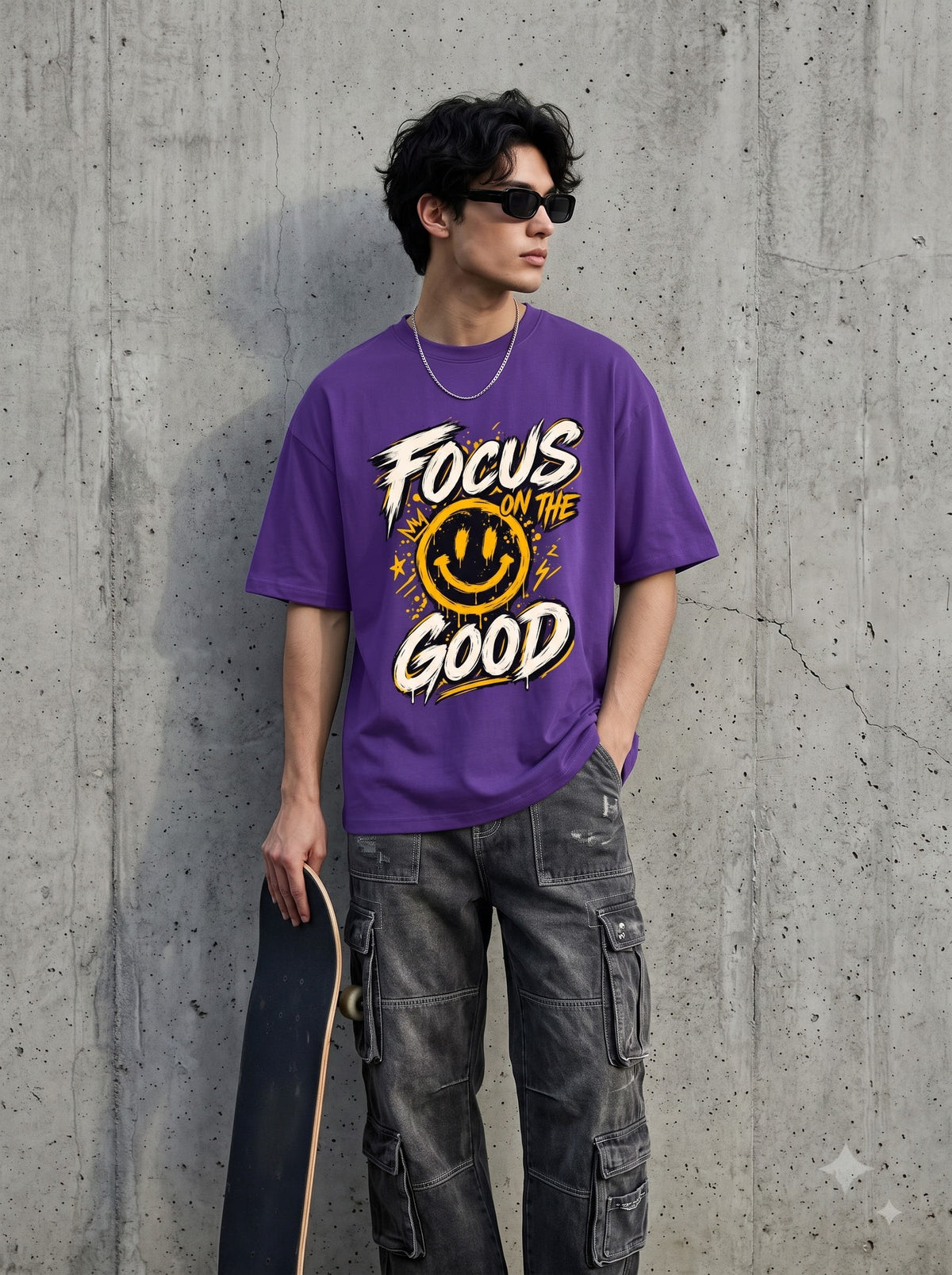 Inspirational Quote Graphic Classic Crew T-Shirt