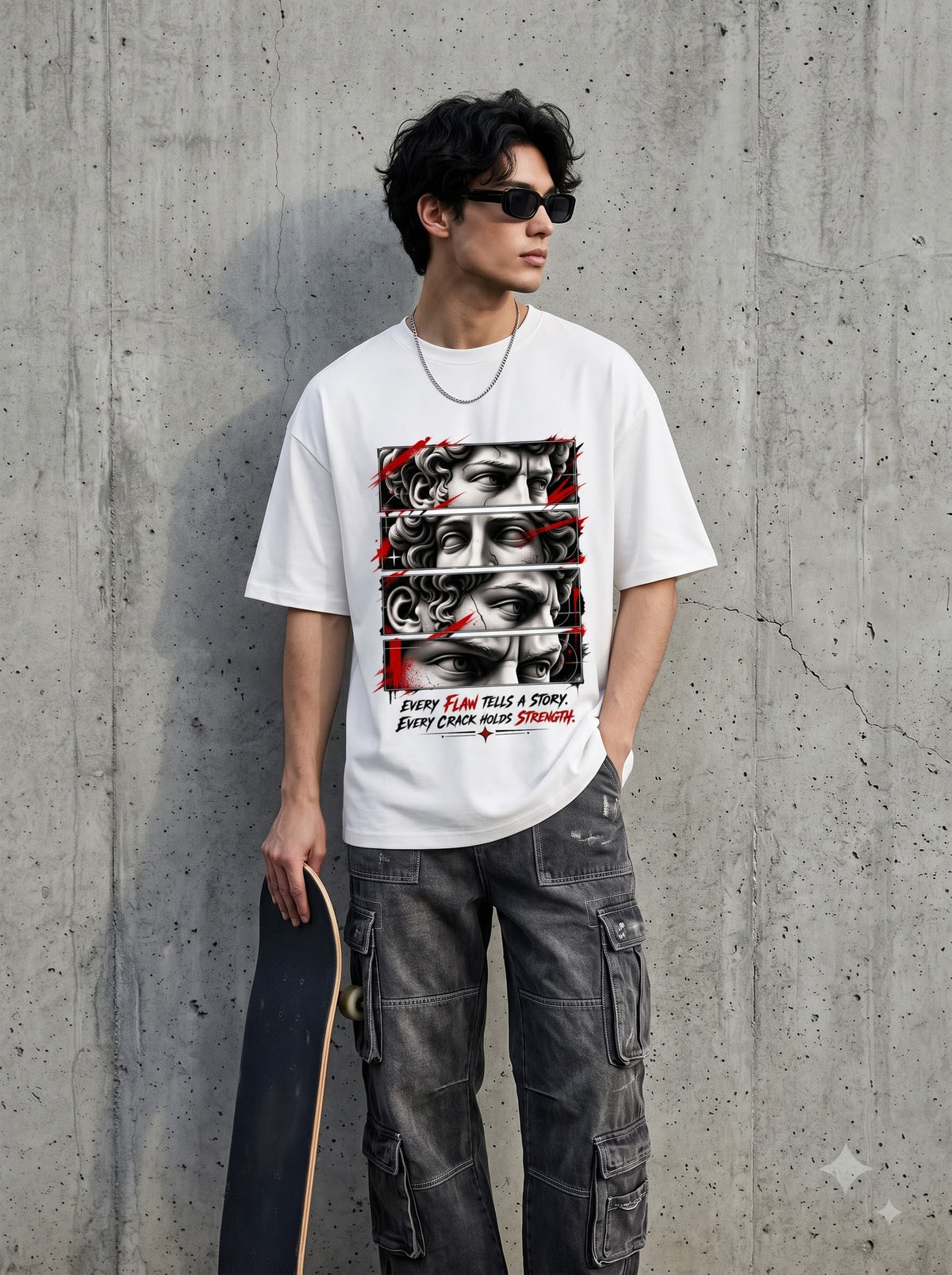 Inspirational Stoic Oversized Standard T-Shirt