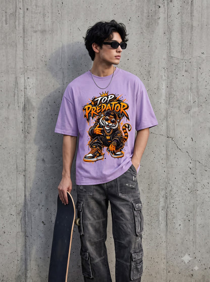 Premium Tiger Graphic Oversized Classic T-Shirt