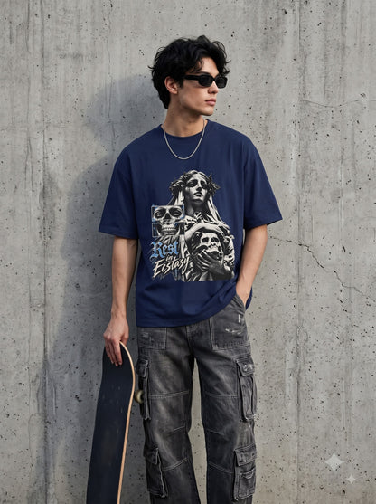 Premium Drift Car Graphic Oversized Standard T-Shirt