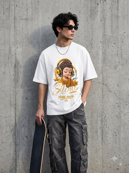 Sab Moh Maya Hai Little Buddha Oversized Standard T-Shirt