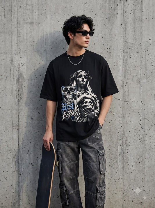 Premium Drift Car Graphic Oversized Standard T-Shirt