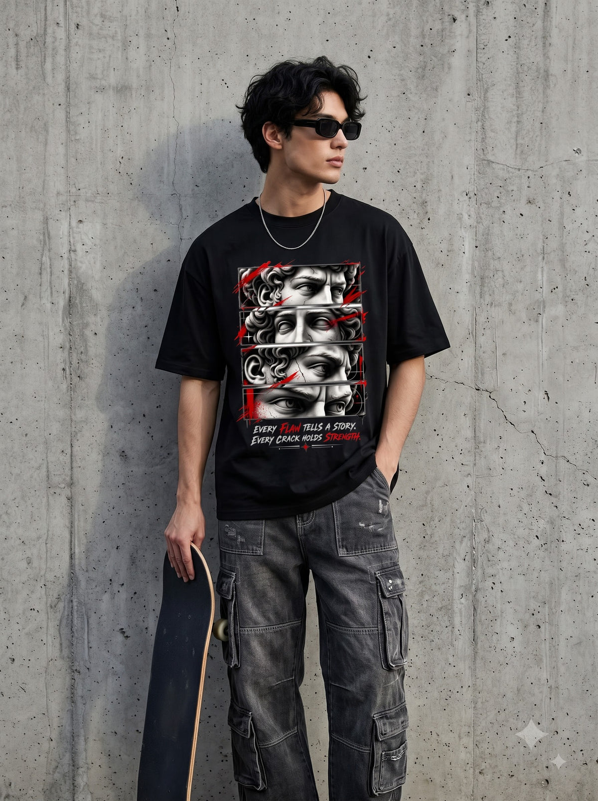 Inspirational Stoic Oversized Standard T-Shirt