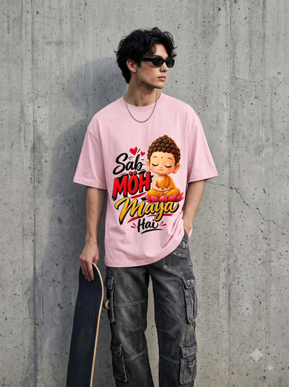 Silence Is Better Than Noise Little Buddha Oversized Standard T-Shirt