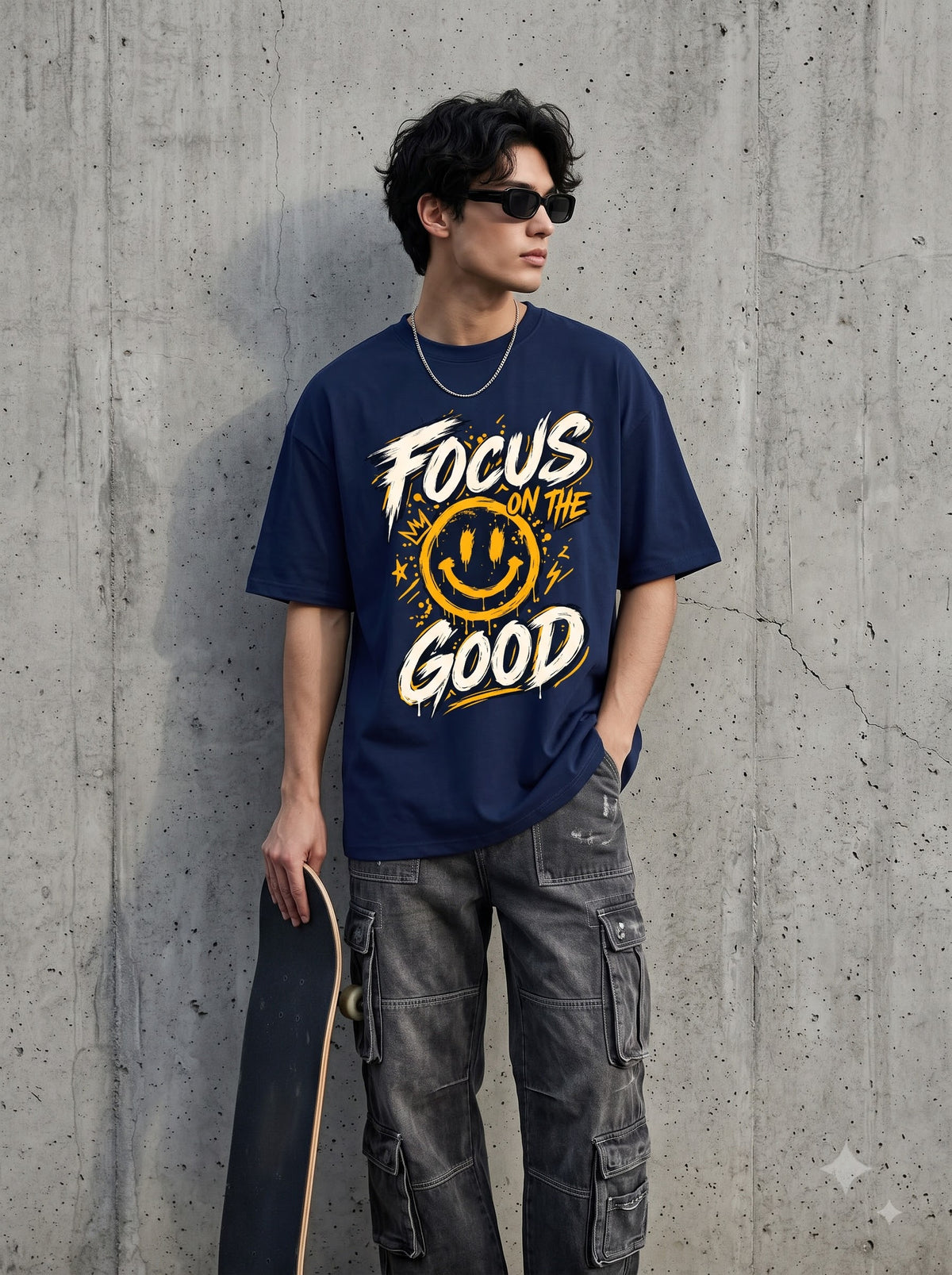 Inspirational Quote Graphic Classic Crew T-Shirt