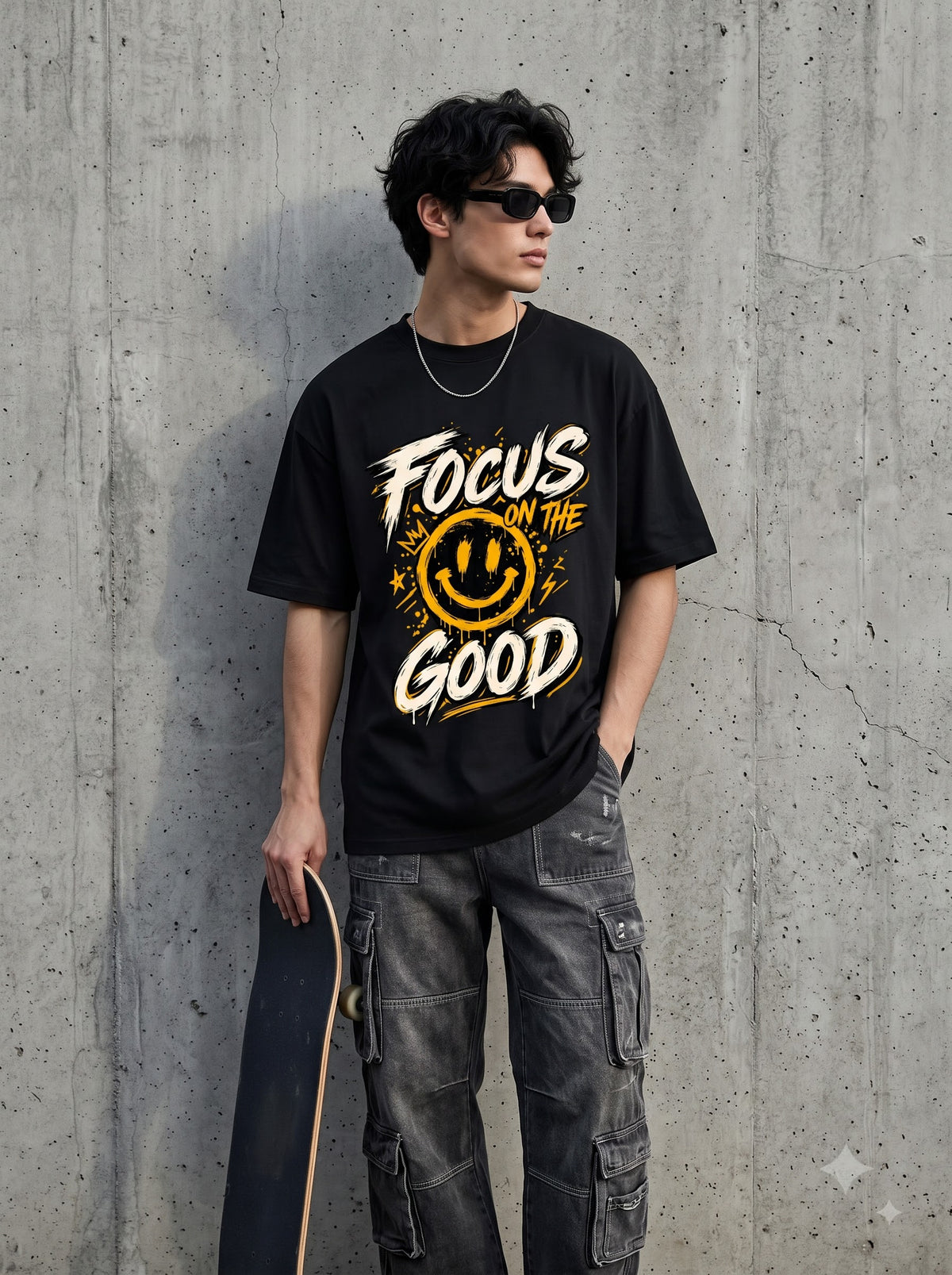 Inspirational Quote Graphic Classic Crew T-Shirt