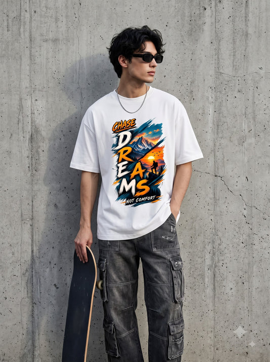 Inspirational Mountain Graphic Classic Crew T-Shirt