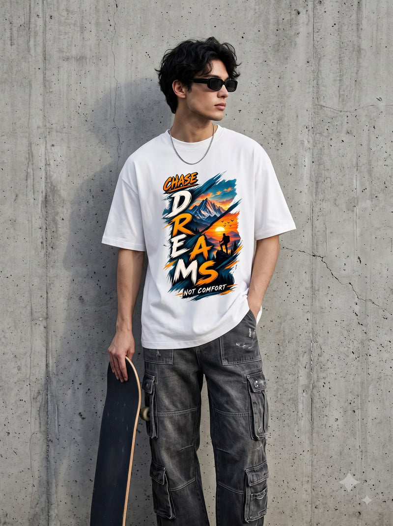 Inspirational Mountain Graphic Classic Crew T-Shirt