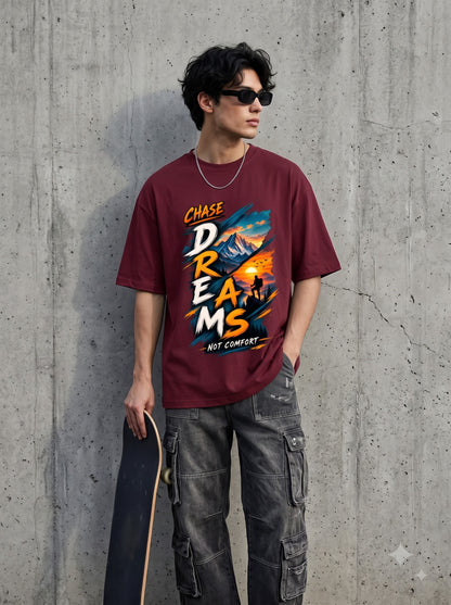 Inspirational Mountain Graphic Classic Crew T-Shirt