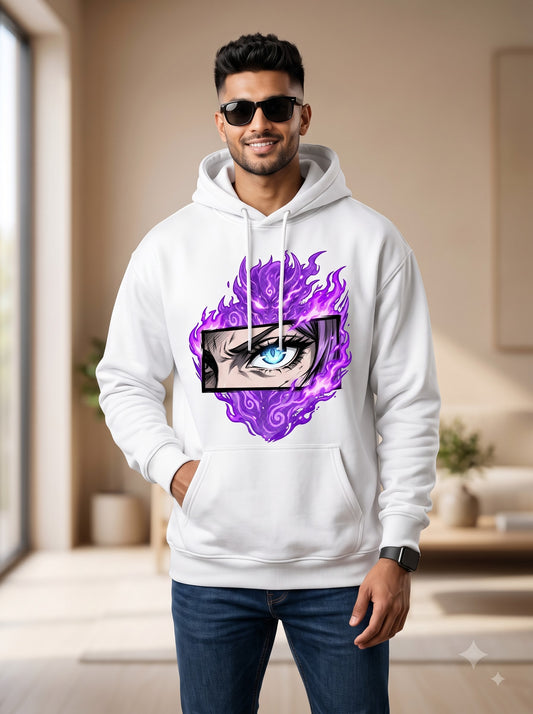 Aesthetic Anime Eye Graphic Hoodie