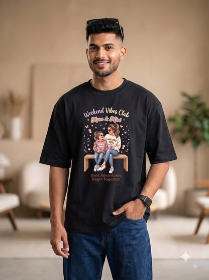 Best Adventures Begin Together Mom Tee | Stylish Oversized Graphic