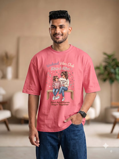 Best Adventures Begin Together Mom Tee | Stylish Oversized Graphic