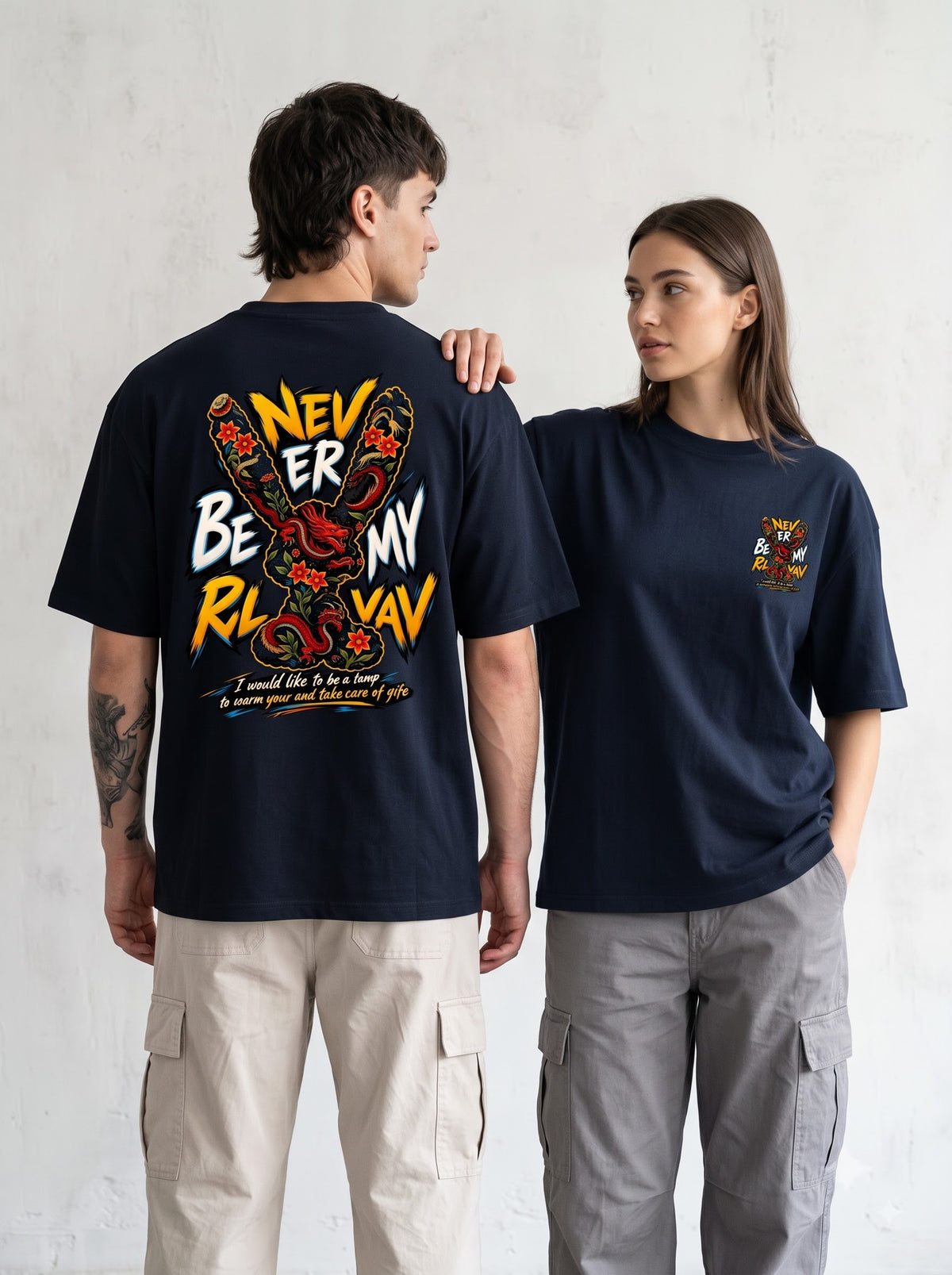 Urban Streetwear Snake Quote Classic Crew T-Shirt