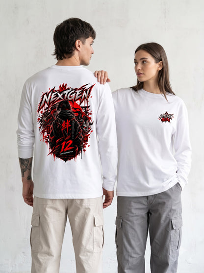 Anime Dragon Demon Mask Full Sleeve T-Shirt