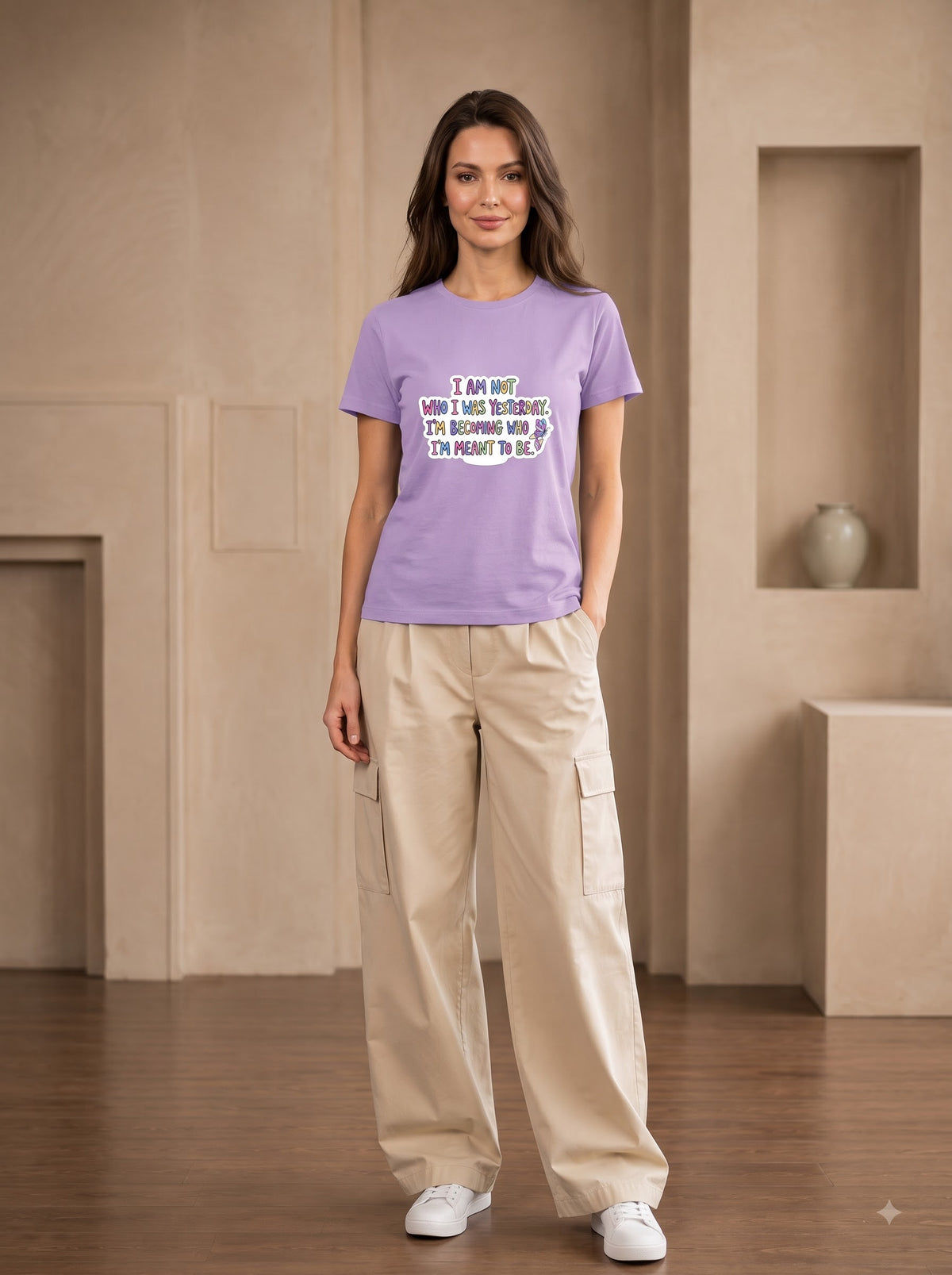 Positive Affirmation Graphic Everyday Classic Crew T-Shirt