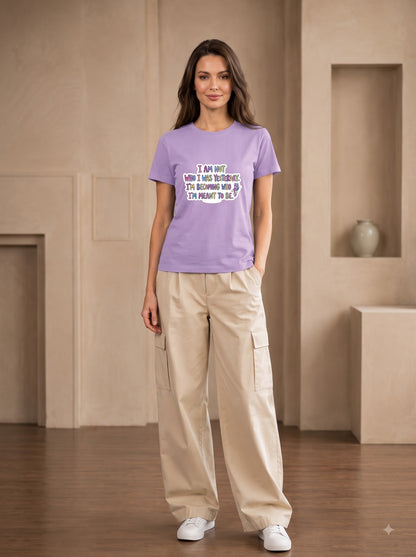 Positive Affirmation Graphic Everyday Classic Crew T-Shirt