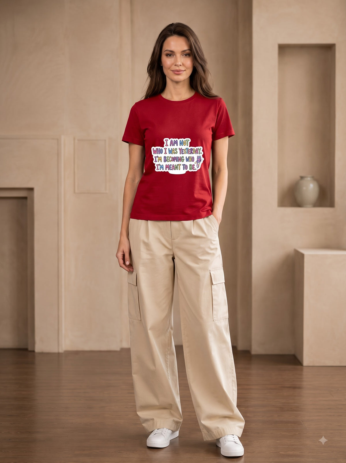 Positive Affirmation Graphic Everyday Classic Crew T-Shirt