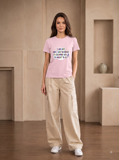 Positive Affirmation Graphic Everyday Classic Crew T-Shirt