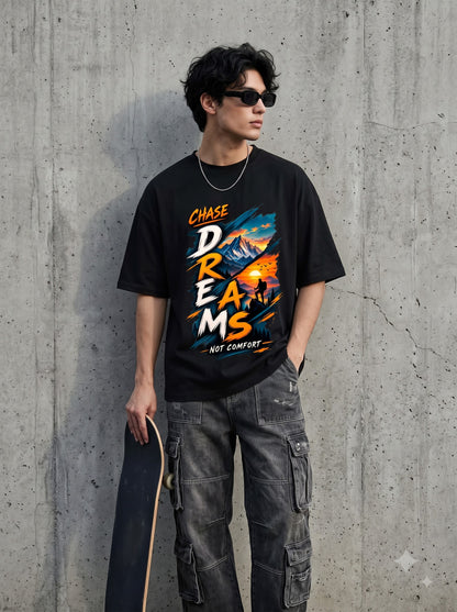 Inspirational Mountain Graphic Classic Crew T-Shirt