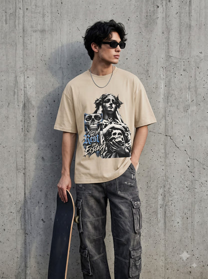 Premium Drift Car Graphic Oversized Standard T-Shirt
