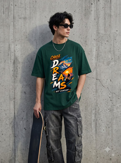 Inspirational Mountain Graphic Classic Crew T-Shirt