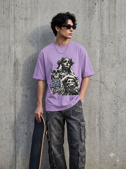 Premium Drift Car Graphic Oversized Standard T-Shirt