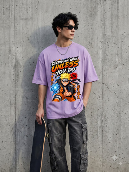 Motivational Anime Quote Naruto Graphic Classic Crew T-Shirt