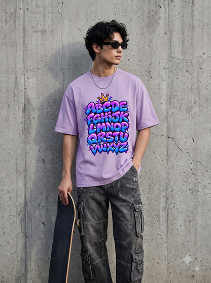 Cool Bubble Letters Graffiti Classic Crew T-Shirt