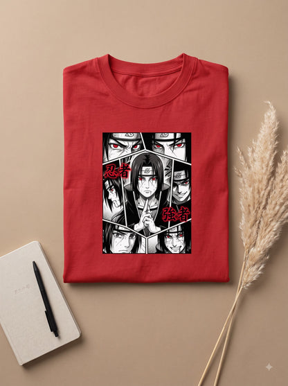 Itachi Sharingan Graphic T-Shirt | Premium Anime Streetwear