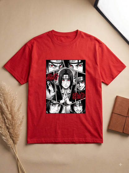 Itachi Sharingan Graphic T-Shirt | Premium Anime Streetwear