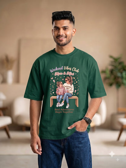 Best Adventures Begin Together Mom Tee | Stylish Oversized Graphic