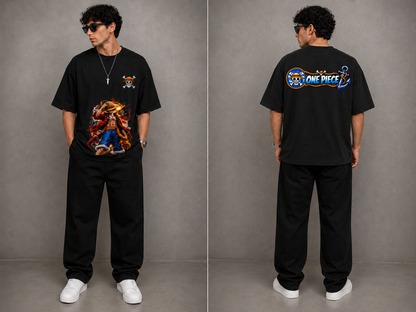 Premium One Piece Graphic Oversized Terry T-Shirt